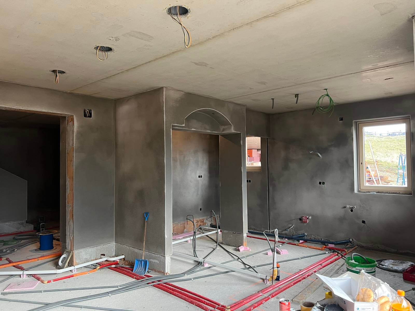 Bauprojekt von Home-Verputz: verputztes Wohnhaus mit Fassade und Vollwärmeschutz – Bild 26