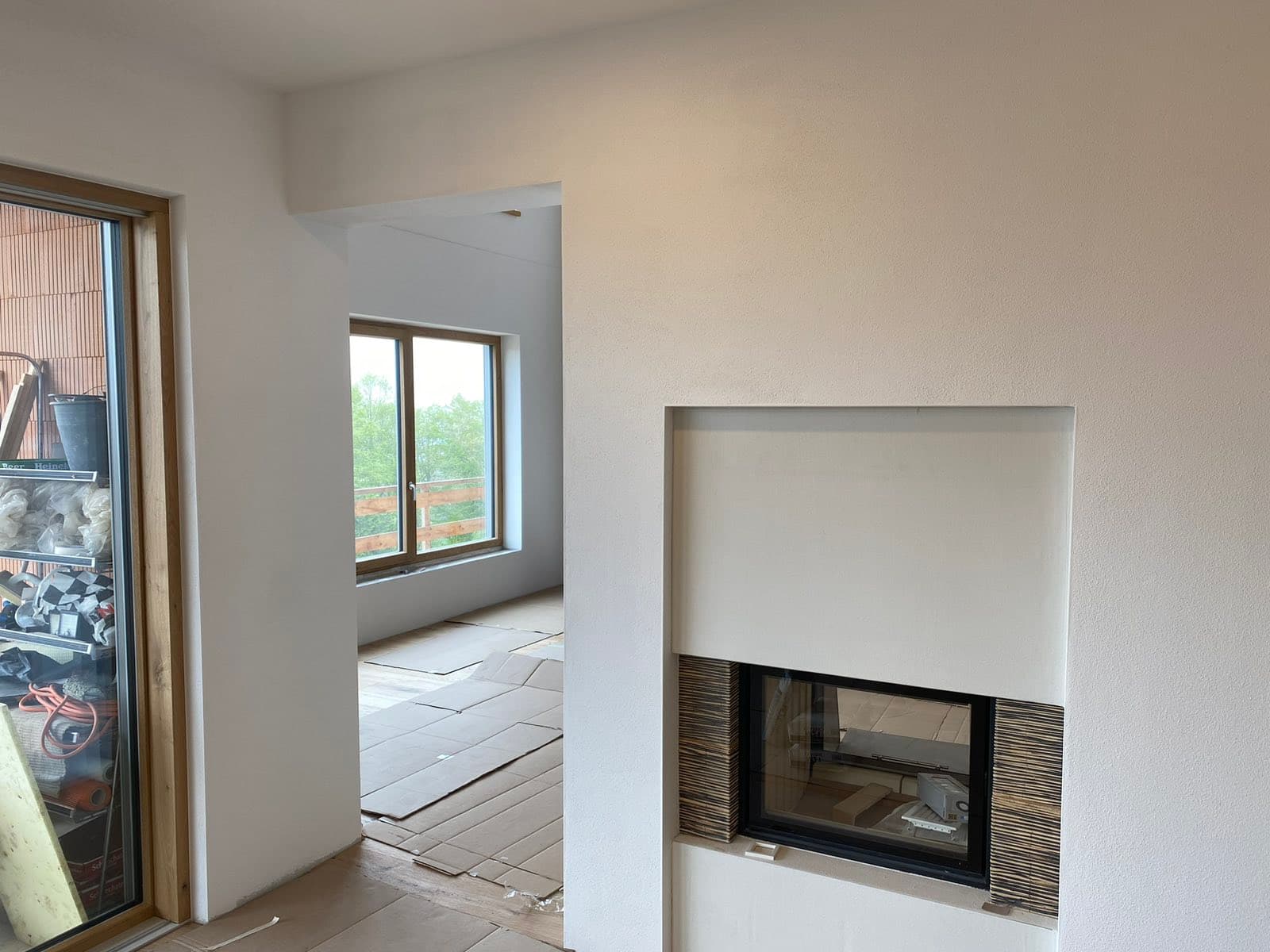 Bauprojekt von Home-Verputz: verputztes Wohnhaus mit Fassade und Vollwärmeschutz – Bild 41