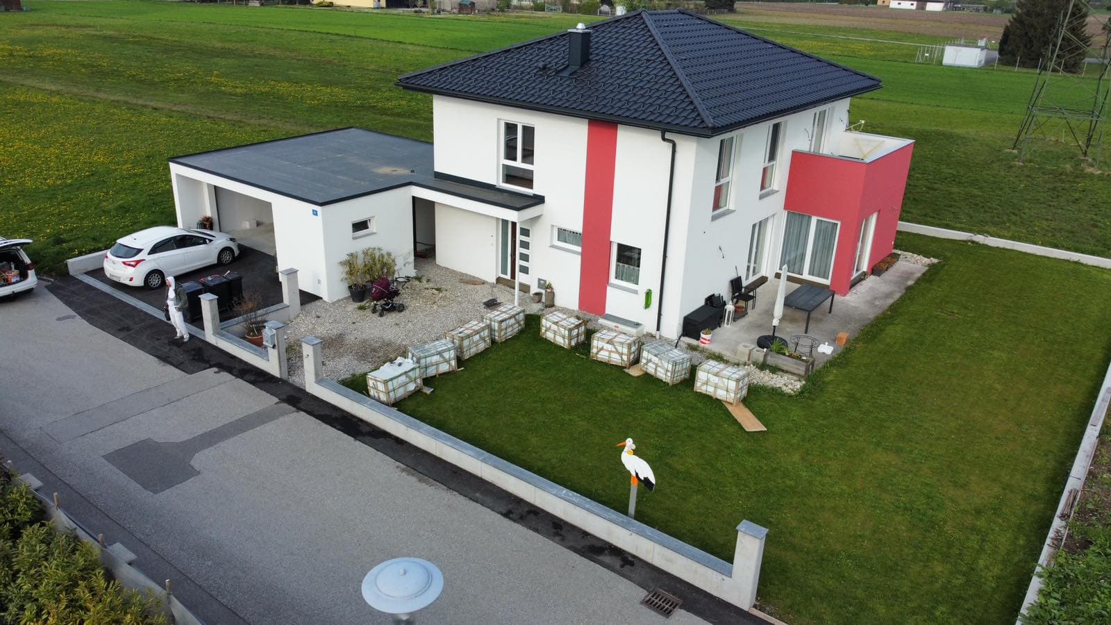 Bauprojekt von Home-Verputz: verputztes Wohnhaus mit Fassade und Vollwärmeschutz – Bild 45